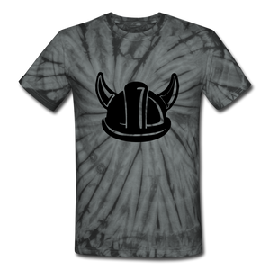 Unisex Tie Dye T-Shirt - spider black