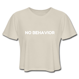 No Behavior Cropped Top - dust