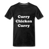 Men's Curry Chicken Curry Premium Tshirt - charcoal gray