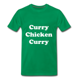 Men's Curry Chicken Curry Premium Tshirt - kelly green