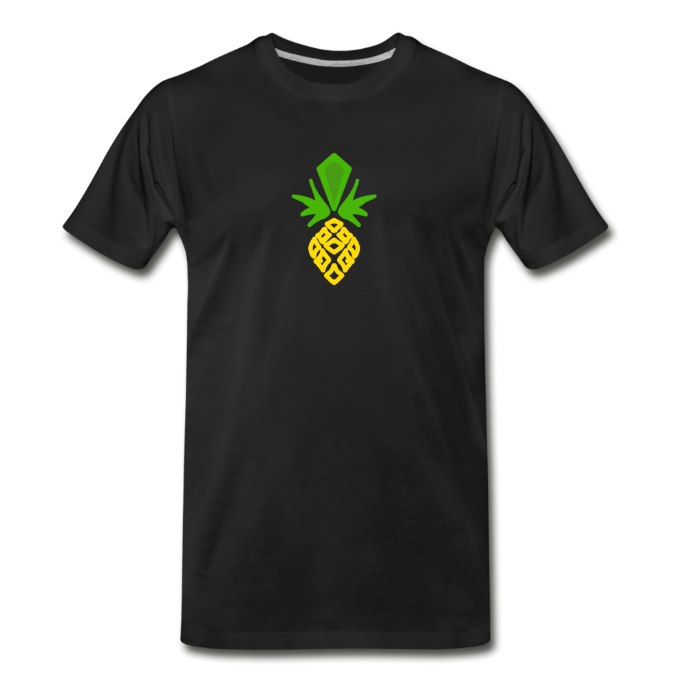 Pineapple Premium Men's T-Shirt - black