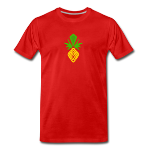 Pineapple Premium Men's T-Shirt - red