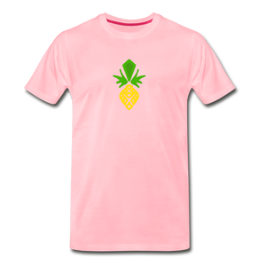 Pineapple Premium Men's T-Shirt - pink