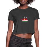 Suriname Cropped T-Shirt - deep heather