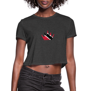 Trinidad Cropped T-Shirt - deep heather