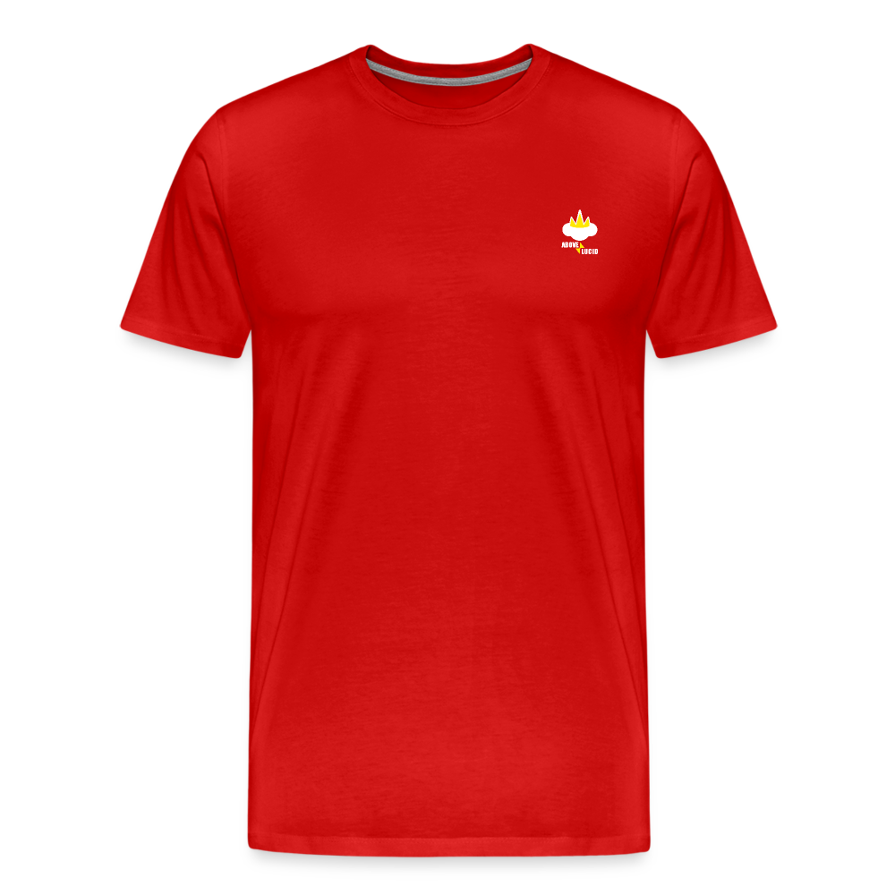 "Above Lucid" - Men's T-Shirt - red
