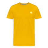 "Above Lucid" - Men's T-Shirt - sun yellow